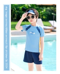 Đồ bơi bé trai YUKE quần đùi 2 lớp trẻ trung năng động star