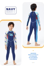 Đồ Bơi Giữ Nhiệt bé trai Dive and Sail size 12-30kg Cao su dày 2mm giữ ấm