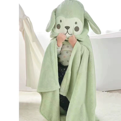 Khăn choàng tắm đi biển, đi bơi chống lạnh cho bé khi lên bờ kích thước 70*140cm