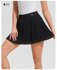 Váy picklebal xếp li 2 tầng, váy thể thao xếp li kín đáo phối màu 2 tầng quần đùi bên trong cosleaf