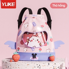 Túi đựng đồ bơi đồ ướt có ngăn chống nước riêng biệt hiệu Y hình in 4D ngộ nghĩnh đáng yêu cho bé RH22015