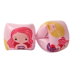 Phao xỏ tay dạng tròn lăn tiện lợi, dễ dàng sử dụng màu sắc hoạt hình đáng yêu cho bé