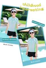 Đồ bơi bé trai YUKE quần đùi 2 lớp trẻ trung năng động star