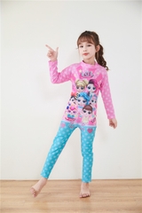 Đồ bơi bé gái liền thân Full Body bao gồm nón bơi họa tiết kỳ lân