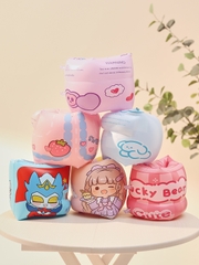 Phao xỏ tay dạng tròn lăn tiện lợi, dễ dàng sử dụng màu sắc hoạt hình đáng yêu cho bé