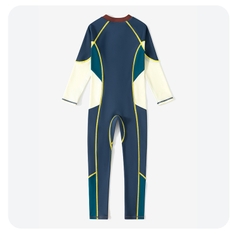 Đồ bơi bé trai liền thân tay dài quần dài hiệu Yuke chống nắng thiết kế body thời trang năng động size cho bé tới 38kg