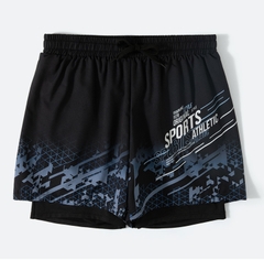 Quần bơi nam YK12 đi biển 2 lớp kiểu dáng thể thao