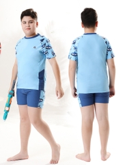 Đồ bơi bé trai BIG SIZE tặng kèm nón cho bé từ 35kg đến 90kg
