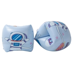 Phao xỏ tay dạng tròn lăn tiện lợi, dễ dàng sử dụng màu sắc hoạt hình đáng yêu cho bé