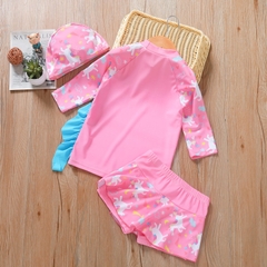 Đồ bơi bé gái tay dài Váy Kuromi - Nàng tiên cá - Pony hoạt hình cho bé yêu - Tặng kèm nón bơi xinh xắn