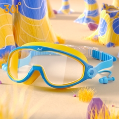 Kính bơi góc nhìn rộng cao cấp hiệu 361 kèm bịt tai chống nước sắc nét từng chi tiết cho bé yêu