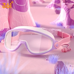 Kính bơi góc nhìn rộng cao cấp hiệu 361 kèm bịt tai chống nước sắc nét từng chi tiết cho bé yêu