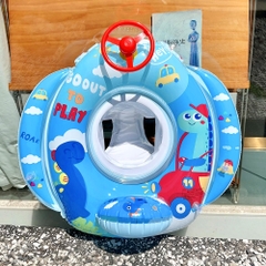 Phao bơi xỏ chân cho bé có bánh lái