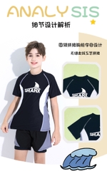 Đồ bơi bé trai size ĐẠI quần đùi 2 lớp che chắn tốt | Đồ bơi thiếu niên nam kín đáo