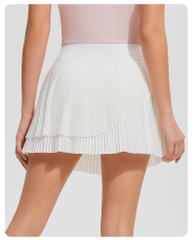 Váy picklebal xếp li 2 tầng, váy thể thao xếp li kín đáo phối màu 2 tầng quần đùi bên trong cosleaf