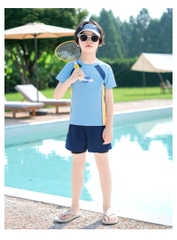 Đồ bơi bé trai YUKE quần đùi 2 lớp trẻ trung năng động star