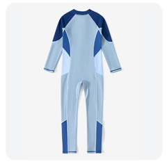 Đồ bơi bé trai liền thân tay dài quần dài hiệu Yuke chống nắng thiết kế body thời trang năng động size cho bé tới 38kg