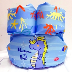 Phao ngực vòng tay trợ nổi không cần bơm cho bé tập bơi