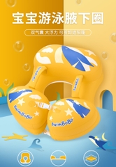 Phao bơi nách Swimbobo dày dặn chắc chắn sử dụng trong các SPA cho bé yêu Tặng kèm bơm