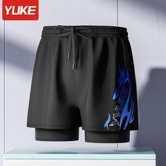 Quần bơi nam YK12 đi biển 2 lớp kiểu dáng thể thao