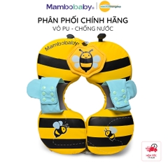 Phao nách Mambobaby cho bé 3 tháng–6 tuổi gấp gọn tiện lợi điều chỉnh kích thước họa tiết ong vàng