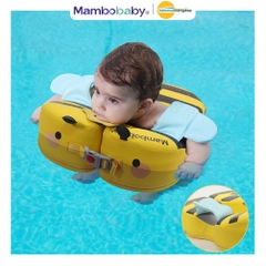 Phao nách Mambobaby cho bé 3 tháng–6 tuổi gấp gọn tiện lợi điều chỉnh kích thước họa tiết ong vàng