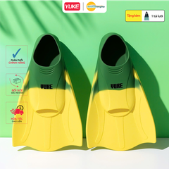 Chân vịt bơi lội hiệu YUKE chất liệu silicon mềm mại, đàn hồi tốt, ôm chân thoải mái khi sử dụng