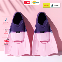 Chân vịt bơi lội hiệu YUKE chất liệu silicon mềm mại, đàn hồi tốt, ôm chân thoải mái khi sử dụng
