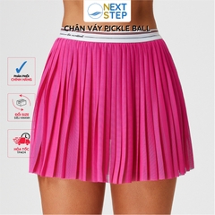 Váy pickleball nữ kiểu xếp li ngắn, trang phục thể thao vải lưới ôm sát thoải mái
