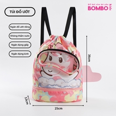 Túi đựng đồ bơi trẻ em Balo Túi Shishi 4 ngăn