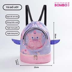 Túi đựng đồ bơi trẻ em Balo Túi Shishi 4 ngăn