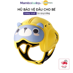 Mũ tập đi cho bé Mambobaby Guard chống va đập êm nhẹ, thoáng khí – phù hợp bé 6–24 tháng