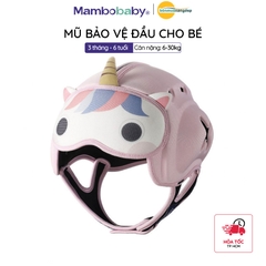 Mũ tập đi cho bé Mambobaby Guard chống va đập êm nhẹ, thoáng khí – phù hợp bé 6–24 tháng