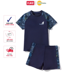 Đồ bơi bé trai YUKE tay ngắn quần đùi phong cách thể thao swimboy