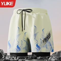 Quần bơi nam YK12 đi biển 2 lớp kiểu dáng thể thao
