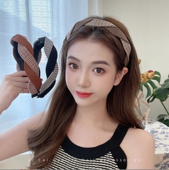 Băng Đô Cài Tóc tết xoắn phong cách Vintage Hàn Quốc