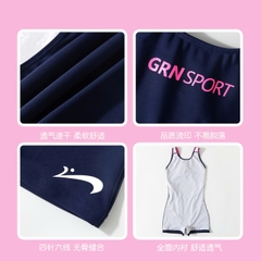 Đồ bơi liền thân bé gái kiểu dáng thể thao, khoét lưng cá tính – Chất co giãn thoáng mát GRN SPORT