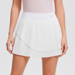 Váy picklebal xếp li 2 tầng, váy thể thao xếp li kín đáo phối màu 2 tầng quần đùi bên trong cosleaf