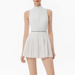 Váy Picklebal liền thân, váy thể thao xếp li thoáng khí phối lưới sau lưng