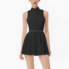 Váy Picklebal liền thân, váy thể thao xếp li thoáng khí phối lưới sau lưng