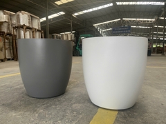 ROUND POLY PLANTERS (SET 4)