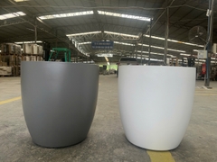 ROUND POLY PLANTERS (SET 4)