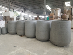 Grey Terrazzo Collection - Concrete pottery.