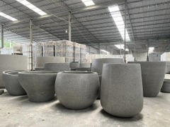 Grey Terrazzo Collection - Concrete pottery.