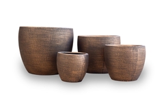 Egg Painted Cement planters CM1104 - Concrete planters