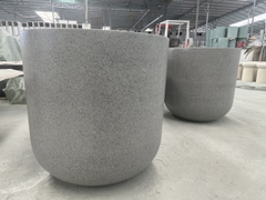 Grey Terrazzo Collection - Concrete pottery.