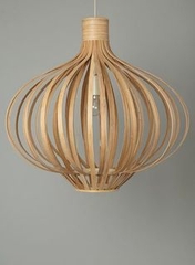 Bamboo light lampshade