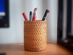 Rattan Pen Cup 01