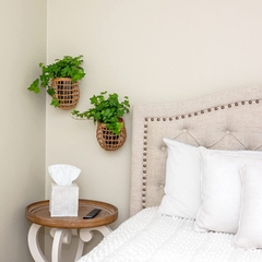 Rattan basket for onions potatoe and garlic 01