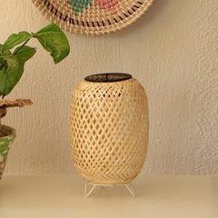 Hot trend Large Bamboo Hangng Lamp Boho Chinese Lantern Bamboo Lampshade Bamboo Pendant Light Wood Wicker